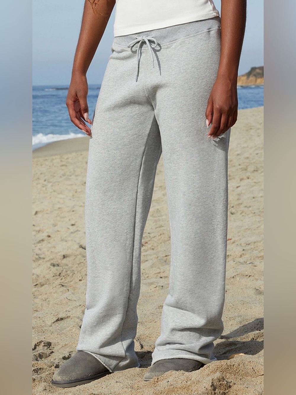 John Galt Brandy Melville Gray Rainey Baggy Sweatpants